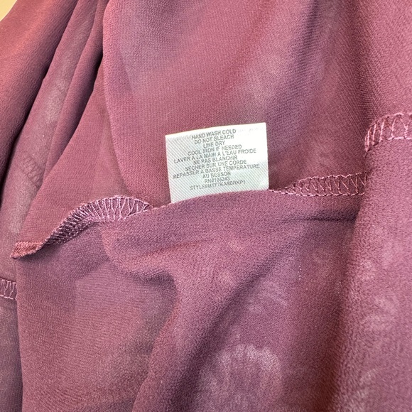 Bobeau Floral Bow Tie Back Sweater - Picture 7 of 8